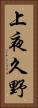 上夜久野 Vertical Portrait