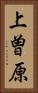 上曽原 Vertical Portrait