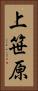 上笹原 Vertical Portrait