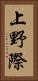 上野際 Vertical Portrait