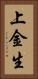 上金生 Vertical Portrait