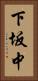 下坂中 Vertical Portrait