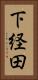下経田 Vertical Portrait