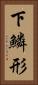 下鱗形 Vertical Portrait