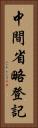 中間省略登記 Vertical Portrait