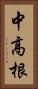 中高根 Vertical Portrait