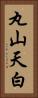 丸山天白 Vertical Portrait