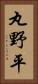 丸野平 Vertical Portrait