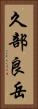 久部良岳 Vertical Portrait