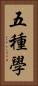 五種學 Vertical Portrait
