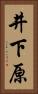 井下原 Vertical Portrait
