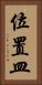 位置皿 Vertical Portrait