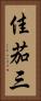 佳茄三 Vertical Portrait