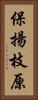 保揚枝原 Vertical Portrait