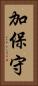 加保守 Vertical Portrait