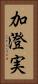 加澄実 Vertical Portrait