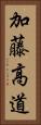 加藤高道 Vertical Portrait