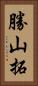 勝山拓 Vertical Portrait