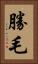 勝毛 Vertical Portrait
