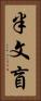 半文盲 Vertical Portrait