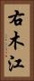 右木江 Vertical Portrait