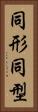 同形 Vertical Portrait