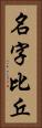 名字比丘 Vertical Portrait
