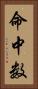 命中数 Vertical Portrait