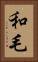 和毛 Vertical Portrait