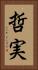 哲実 Vertical Portrait