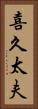 喜久太夫 Vertical Portrait