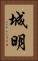 城明 Vertical Portrait