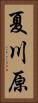 夏川原 Vertical Portrait