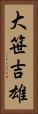 大笹吉雄 Vertical Portrait