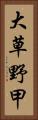大草野甲 Vertical Portrait