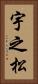 宇之松 Vertical Portrait