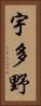 宇多野 Vertical Portrait