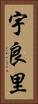 宇良里 Vertical Portrait