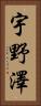 宇野澤 Vertical Portrait