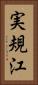 実規江 Vertical Portrait