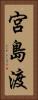 宮島渡 Vertical Portrait