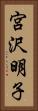 宮沢明子 Vertical Portrait