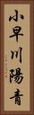 小早川陽青 Vertical Portrait