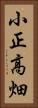 小正高畑 Vertical Portrait