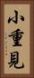 小重見 Vertical Portrait