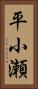 平小瀬 Vertical Portrait