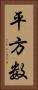 平方数 Vertical Portrait