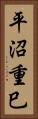 平沼重巳 Vertical Portrait