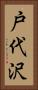 戸代沢 Vertical Portrait