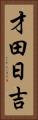 才田日吉 Vertical Portrait
